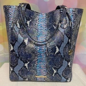 Brand New With Tags Brahmin Handbag Jayden Marine Seville.